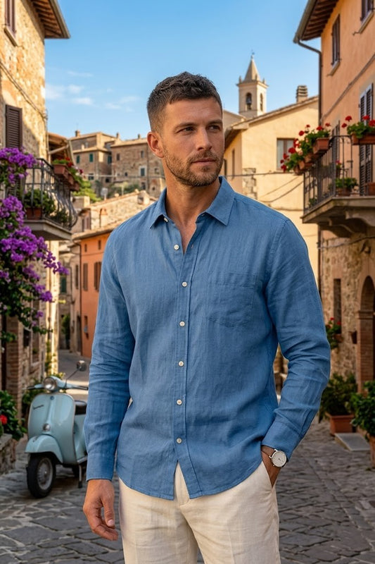 Linen Club Men Shirt