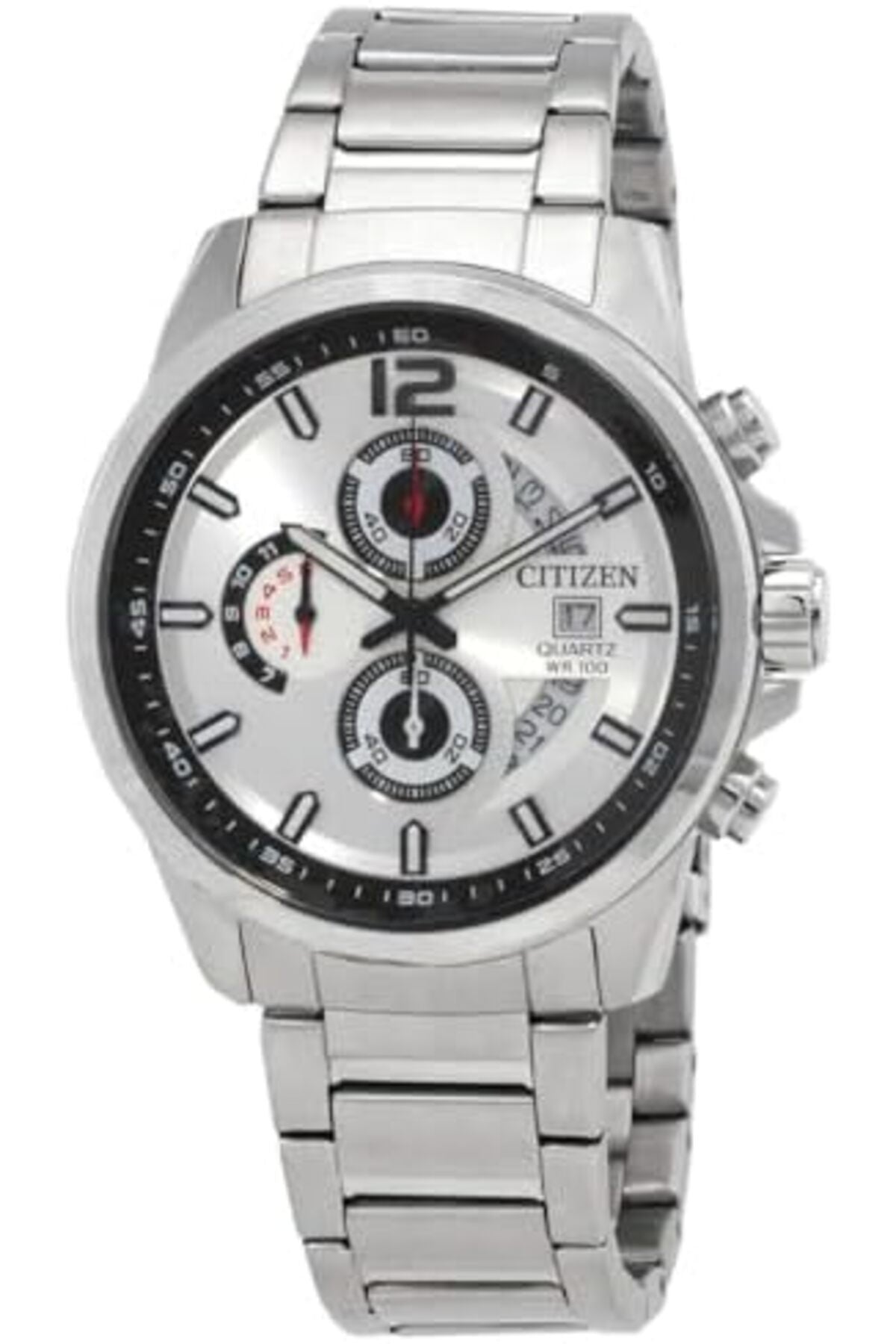 Citizen Quartz Chronograph Watch – Stainless Steel