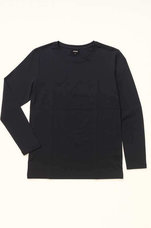 Women’s Navy Blue Long Sleeve T-Shirt