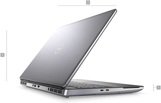 Dell (Renewed) Precision 7560 Workstation Laptop | 15.6" 1920x1080 FHD | Core i7-11855M - 512GB SSD Hard Drive - 16GB RAM - 4GB GDDR6 Win 10 Pro Silver