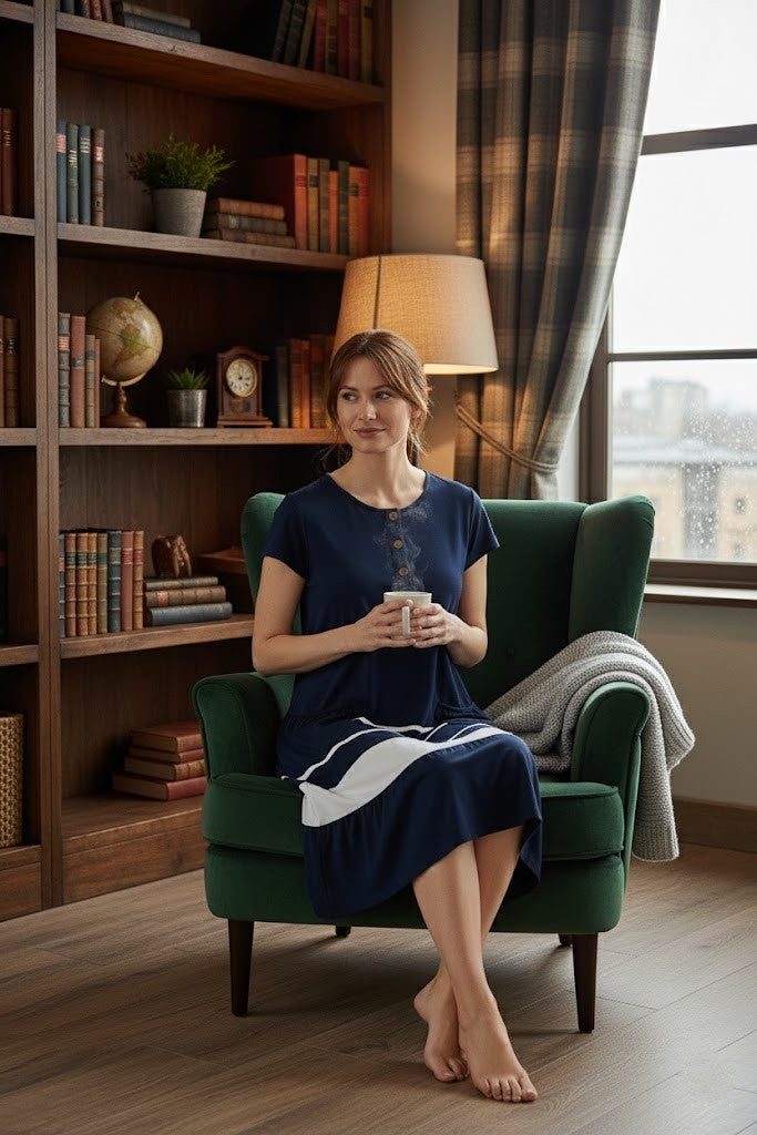 Women’s casual dress with pockets