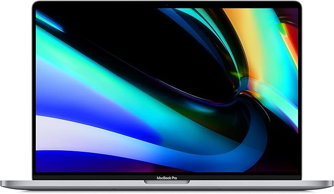 Renewed Apple 2019 MacBook Pro (16-inch, Touch Bar, 2.6GHz 6-Core Intel Core i7 Processor, 16GB RAM, 512GB) - Space Grey; English