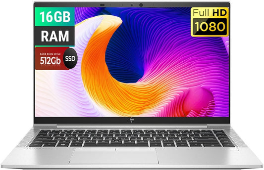 Renewed HP EliteBook 845 G8 Business Laptop, 14" FHD(1920 x 1080) Display, AMD Ryzen 5 Pro 5650U Processor 2.3-4.2GHz, 16GB RAM, 512GB SSD, Win 10 Pro, Silver