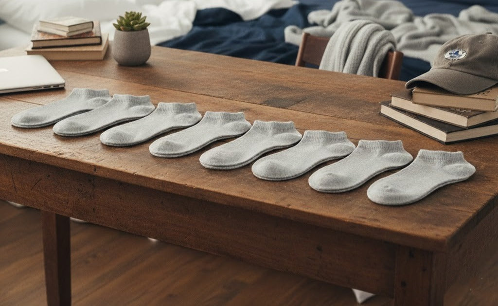 8-Pair Low-Cut Socks Set