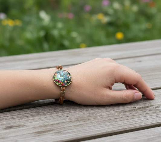 Hummingbird Dark Art Bracelet