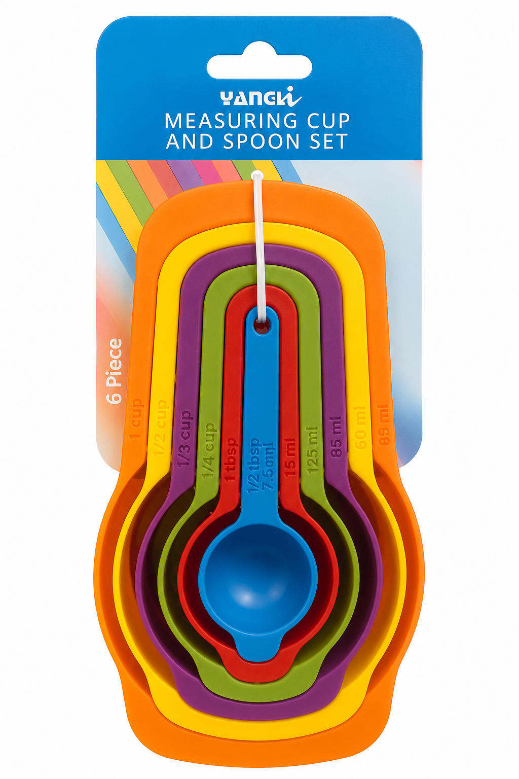 6-Piece Measuring Cup & Spoon Set