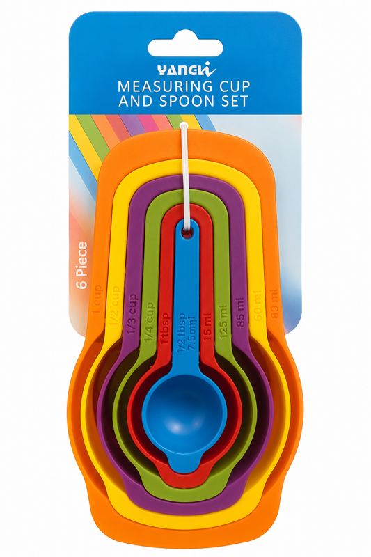6-Piece Measuring Cup & Spoon Set