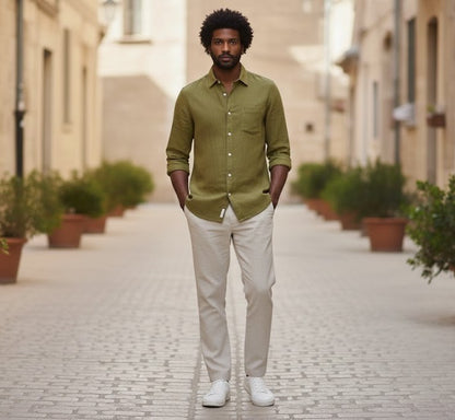 Linen Club Men Shirt