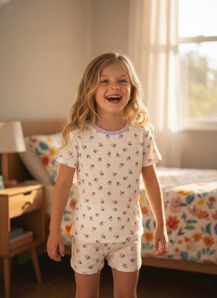 Girls’ Two-Piece Short Pajama Set