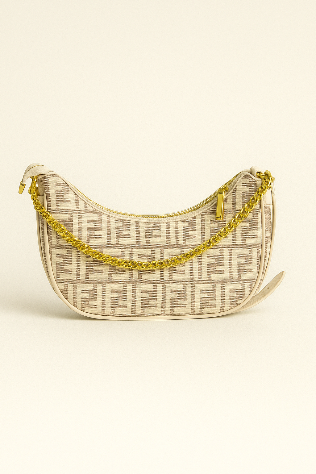 Beige Monogram Baguette Bag