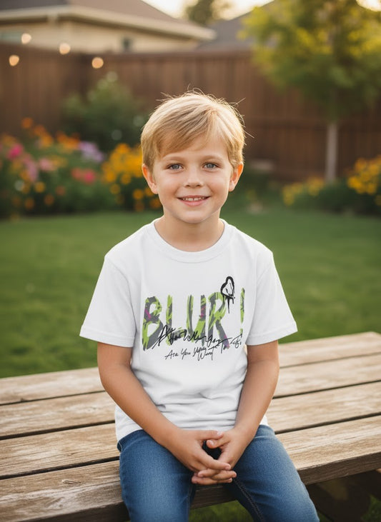 Boys’ “BLUR!” Graphic T-Shirt