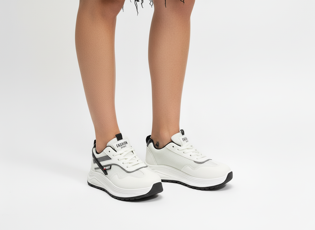 Women’s white sneakers