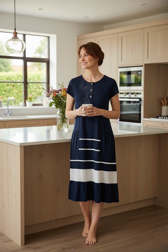 Women’s casual dress with pockets