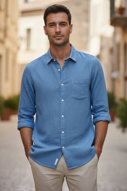 Linen Club Men Shirt
