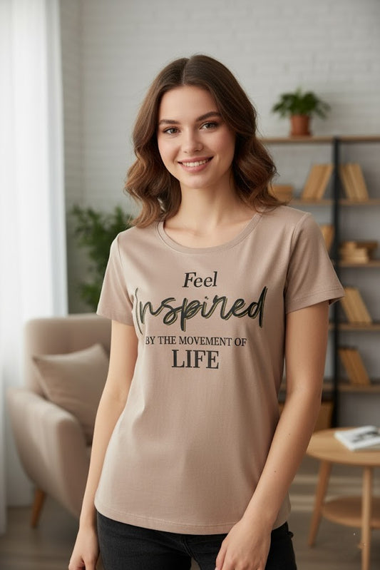 Feel Inspired Women's Graphic T-Shirt