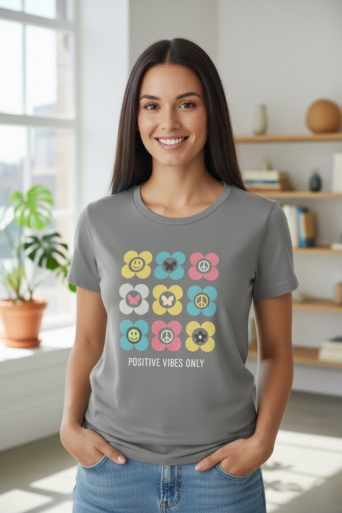 Women’s “Positive Vibes Only” T-Shirt