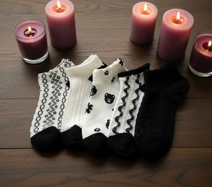 Women’s Patterned Low-Cut Socks