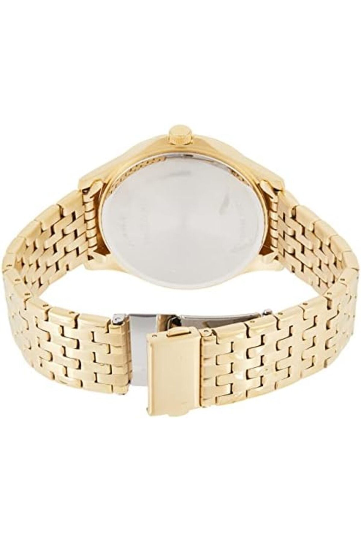 Mens Quartz Watch, Analog Display And Stainless Steel Strap