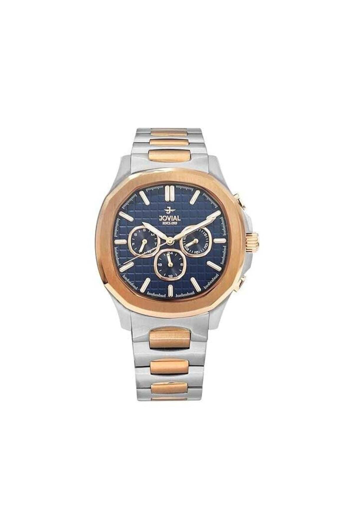 JOVIAL Men's Fashion Metal Band Watch - 9187GAMC04E J W