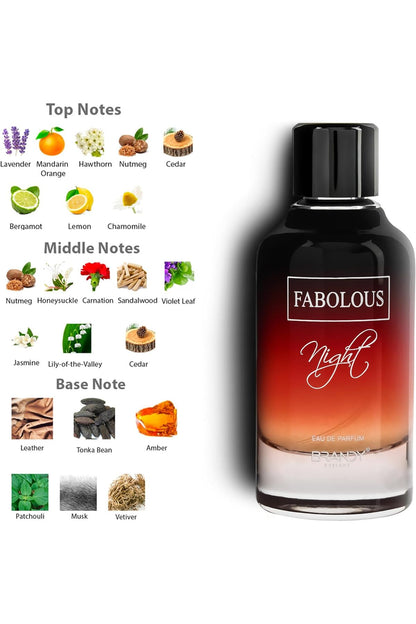 Eau De Parfum, Fabolous Night, Unisex, 100ml