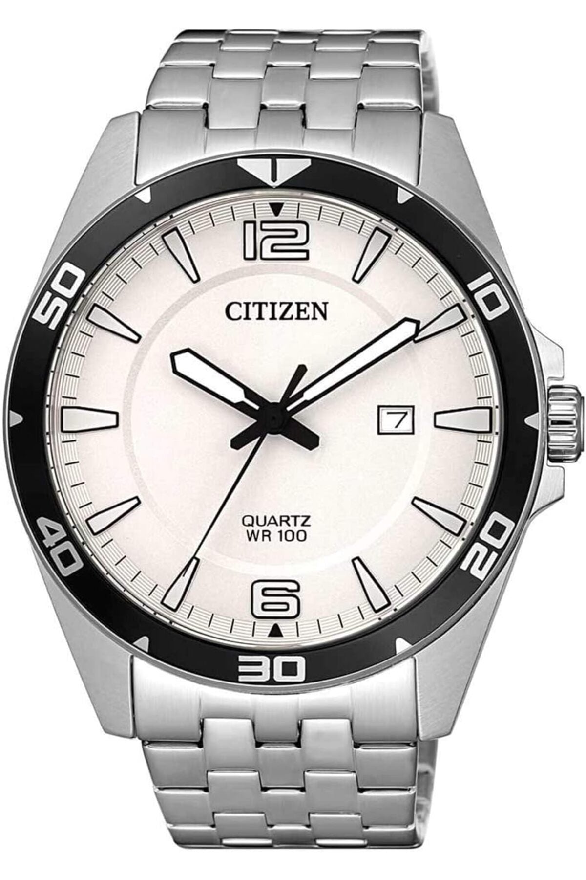 Mens Quartz Watch, Analog Display and Stainless Steel Strap - BI5051-51A