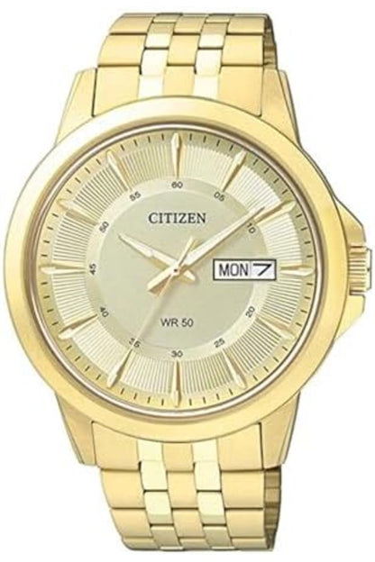 Men's Quartz Watch, Analog Display And Stainless Steel Strap