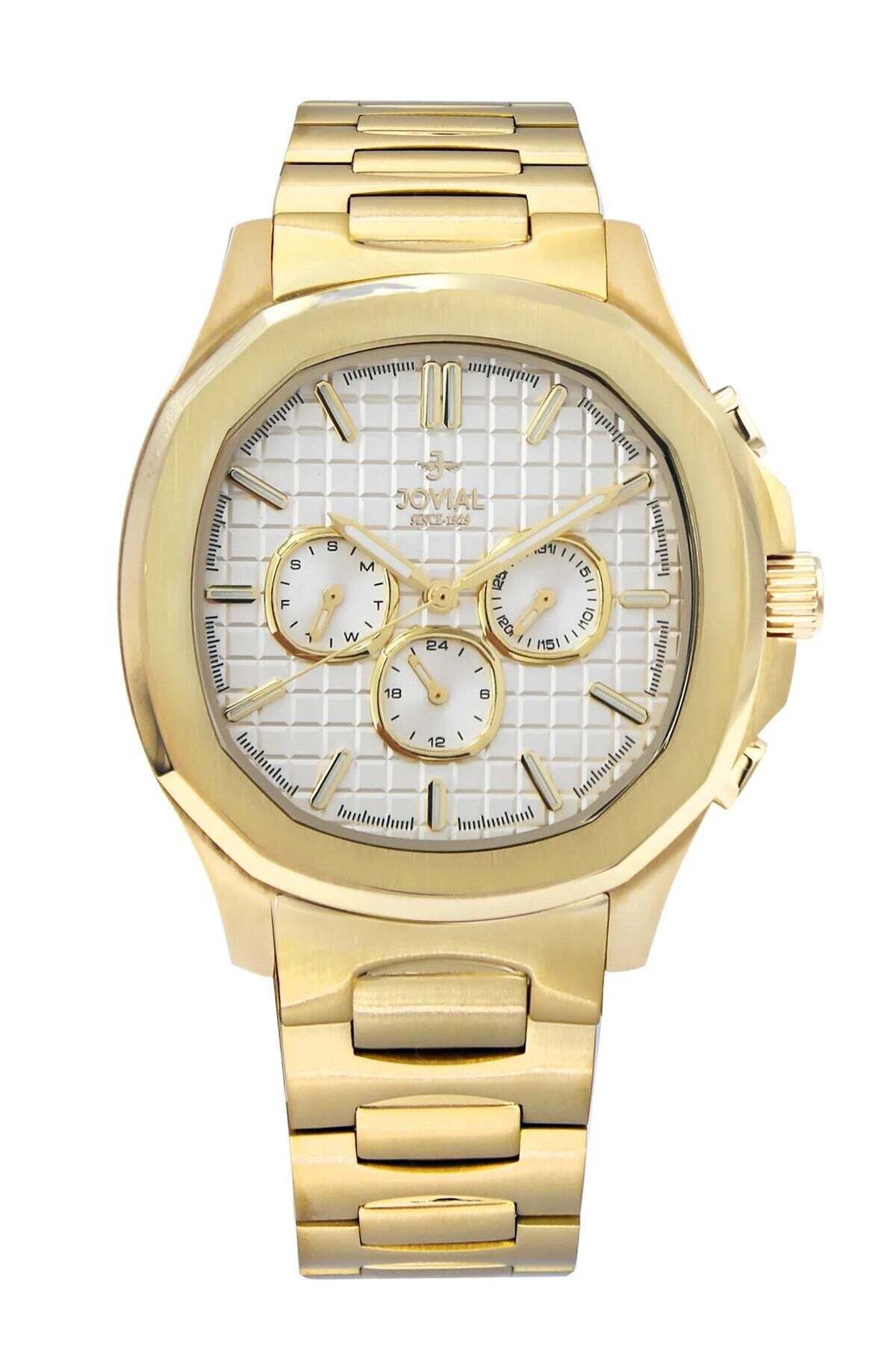 JOVIAL  Men's Watch - Elegant Metal Band, 9187GGMC01E