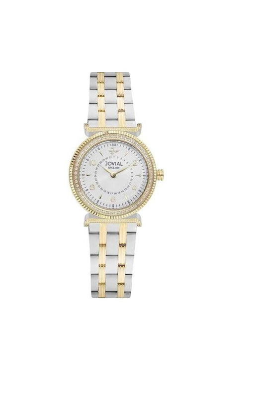 JOVIAL  Women's Fashion Watch – Stainless Steel Band, 30mm - 9177LTMQ01ZE