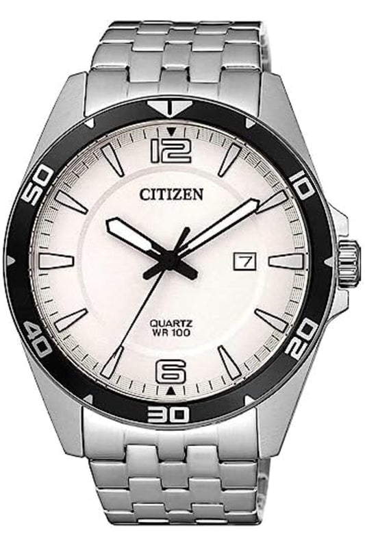 Mens Quartz Watch, Analog Display and Stainless Steel Strap - BI5051-51A