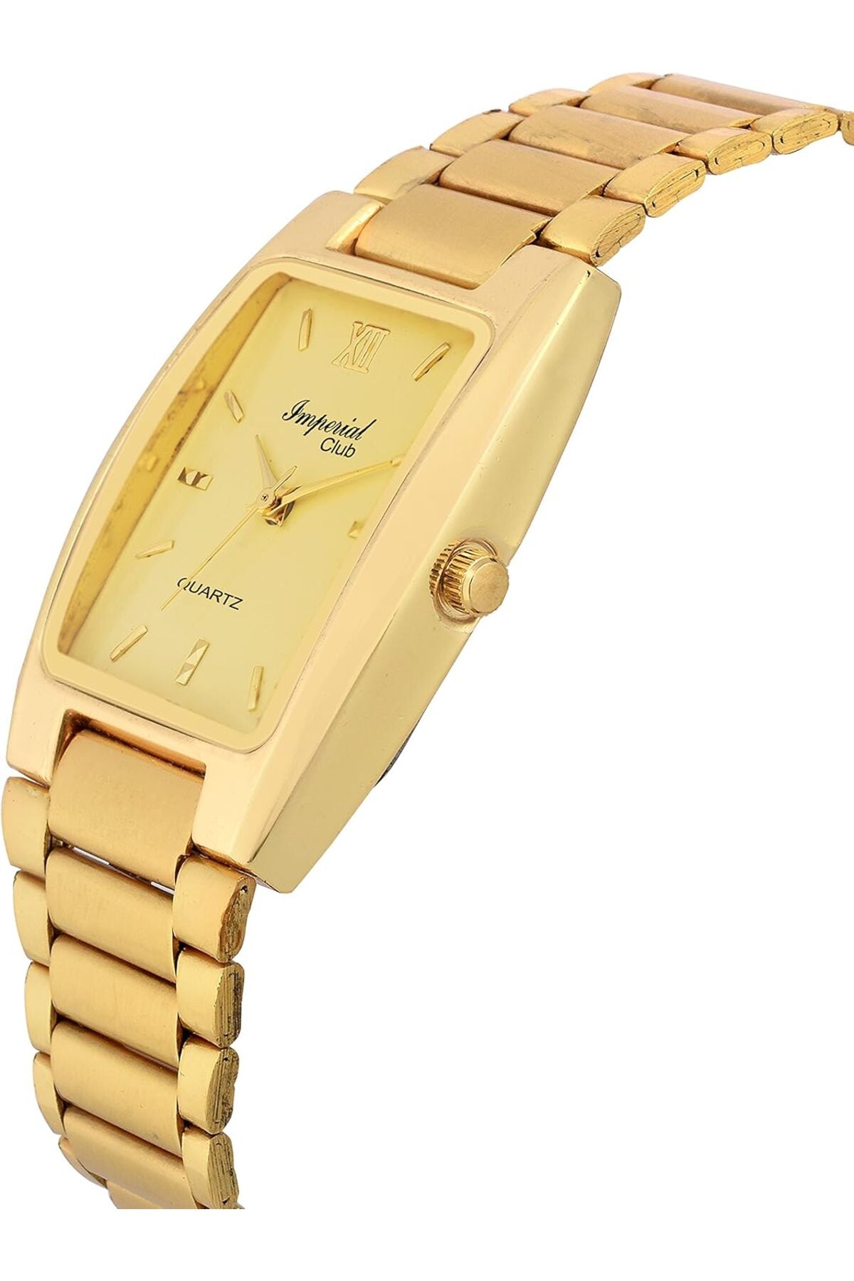 Club Combo Pack of 3 Golden Coloured Dial and Band Analog Stainless Steel Watches