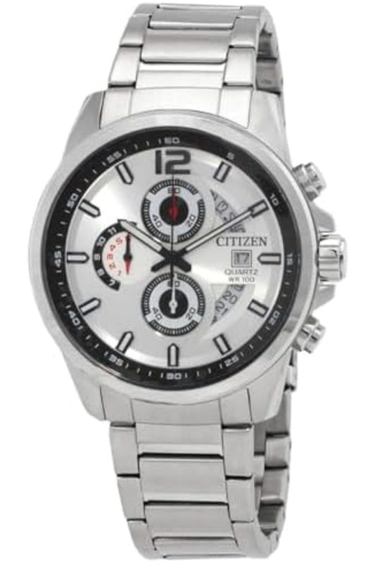 Citizen Quartz Chronograph Watch – Stainless Steel