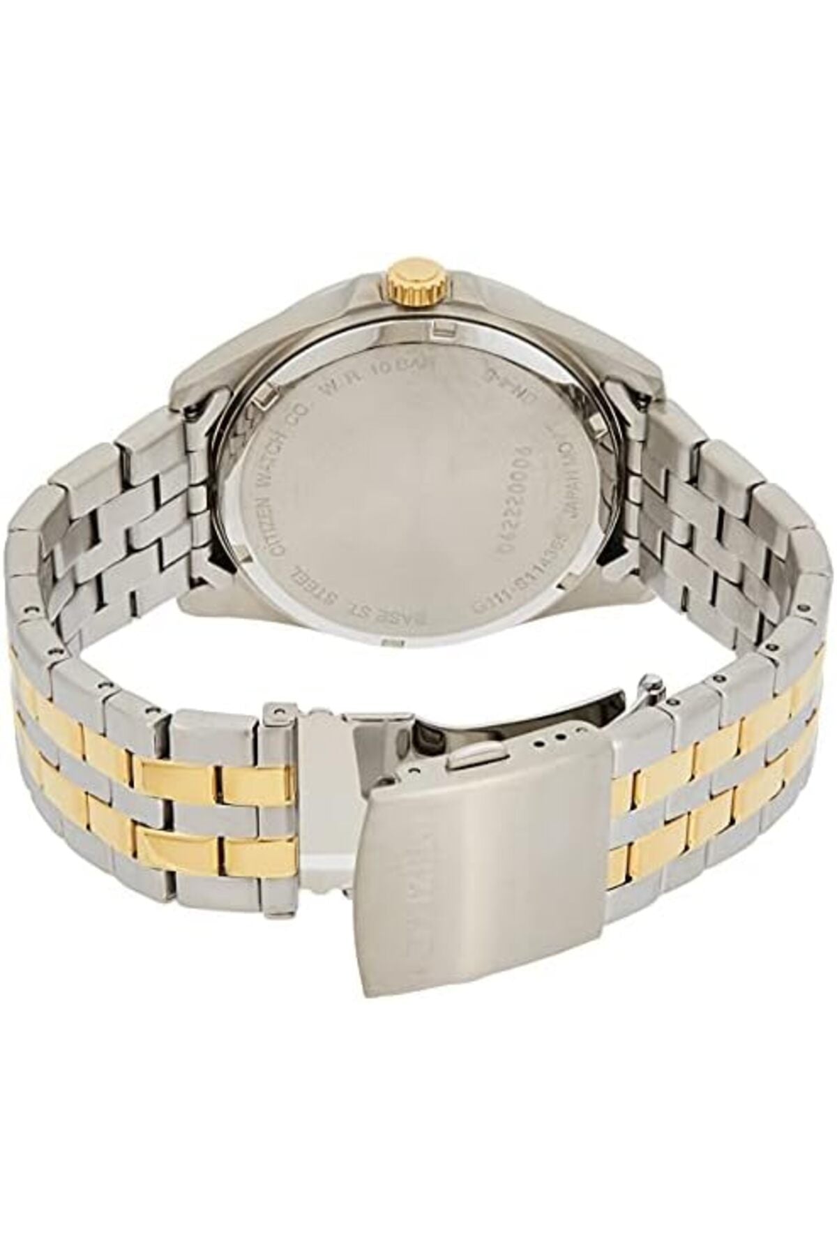 Mens Quartz Watch, Analog Display and Stainless Steel Strap - BI5054-53L, Silver