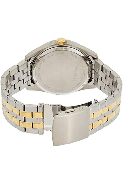 Mens Quartz Watch, Analog Display and Stainless Steel Strap - BI5054-53L, Silver
