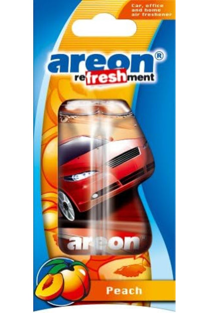 Refreshment Liquid, 8.5ml Scent Car Hanging Freshener, Fresh Air - Peach (LC09) Pack of 1