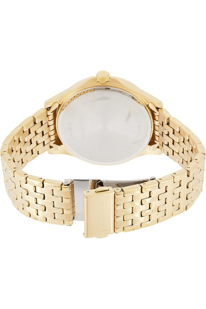 Mens Quartz Watch, Analog Display And Stainless Steel Strap