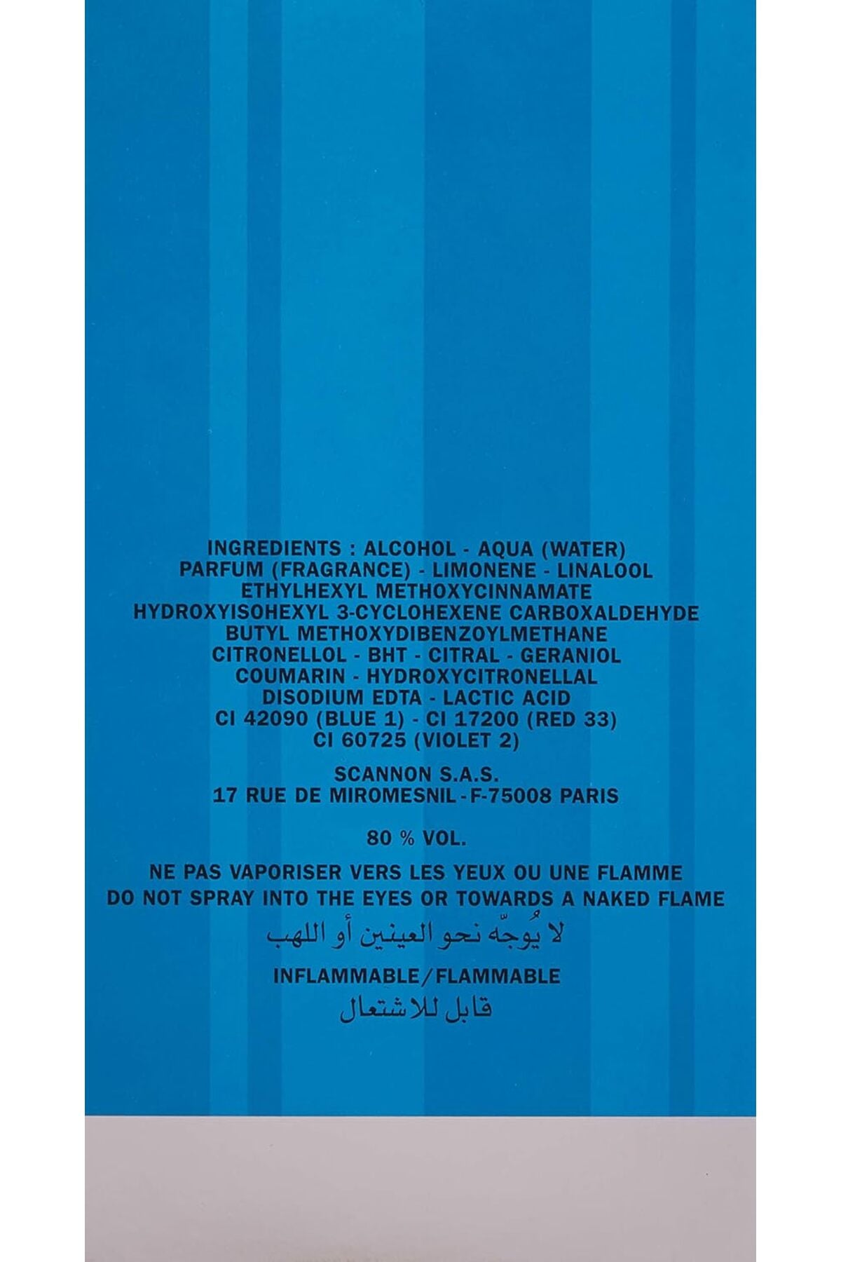 Desire Blue Eau De Toilette Spray 3.4 Oz/ 100 Ml, 101 Ml Pack Of 1 (3139420625016)