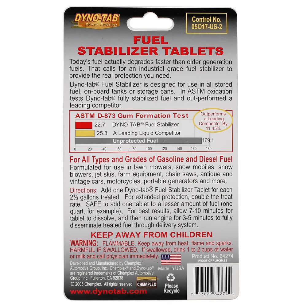 DYNO-TAB Fuel Stabilizer