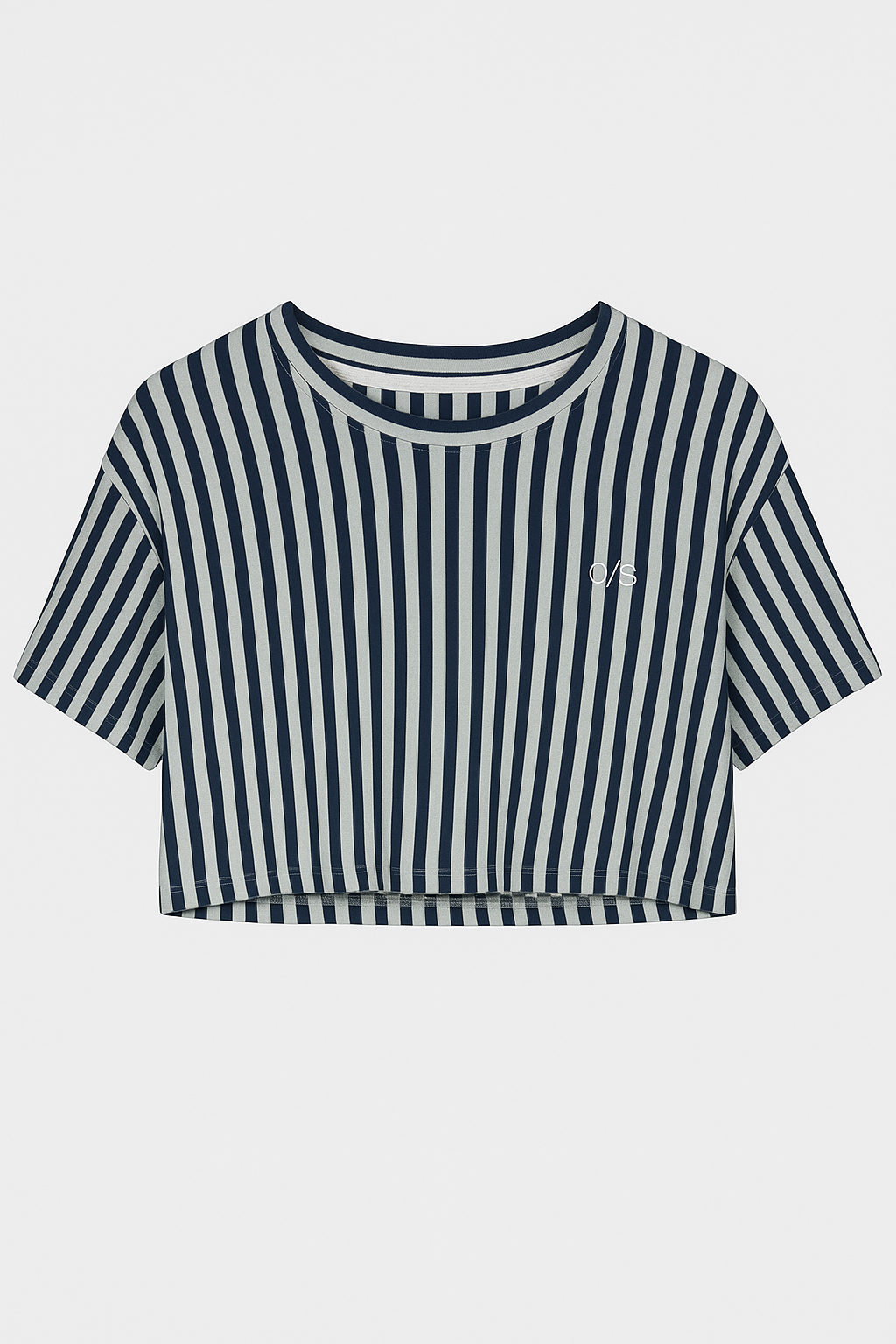 Black & White Striped Two-Piece Set