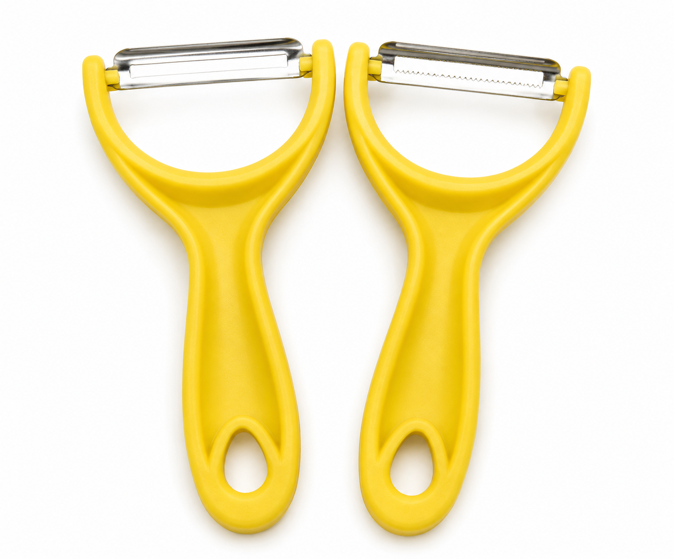 2-Piece Plastic Vegetable Peeler Set