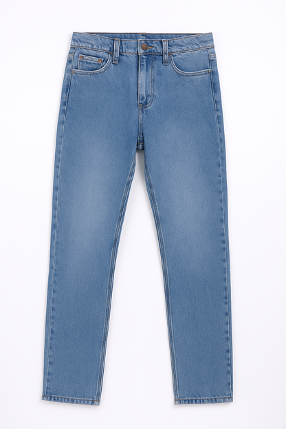Women’s Straight-Leg Blue Jeans