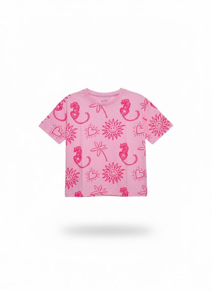 Girls’ Two-Piece Printed Pajama Set