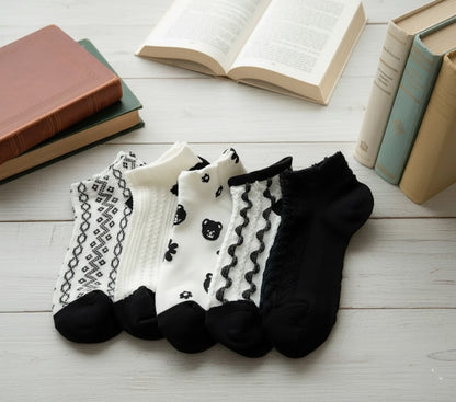 Women’s Patterned Low-Cut Socks