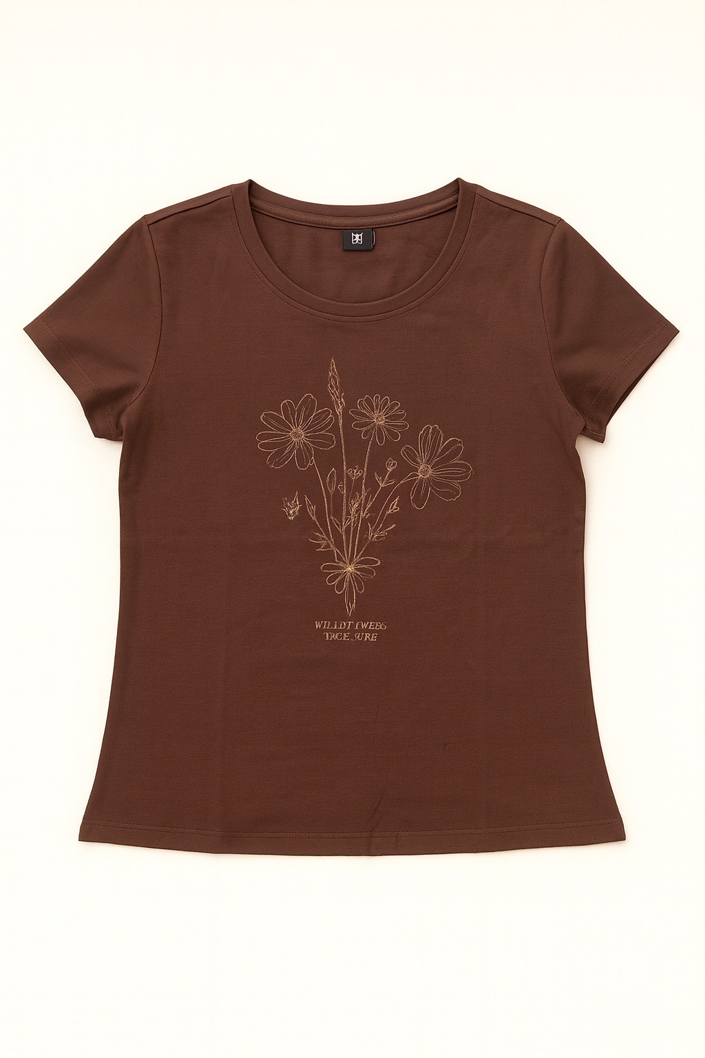 Women’s Brown Short Sleeve T-Shirt