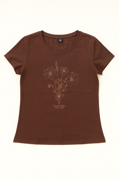 Women’s Brown Short Sleeve T-Shirt