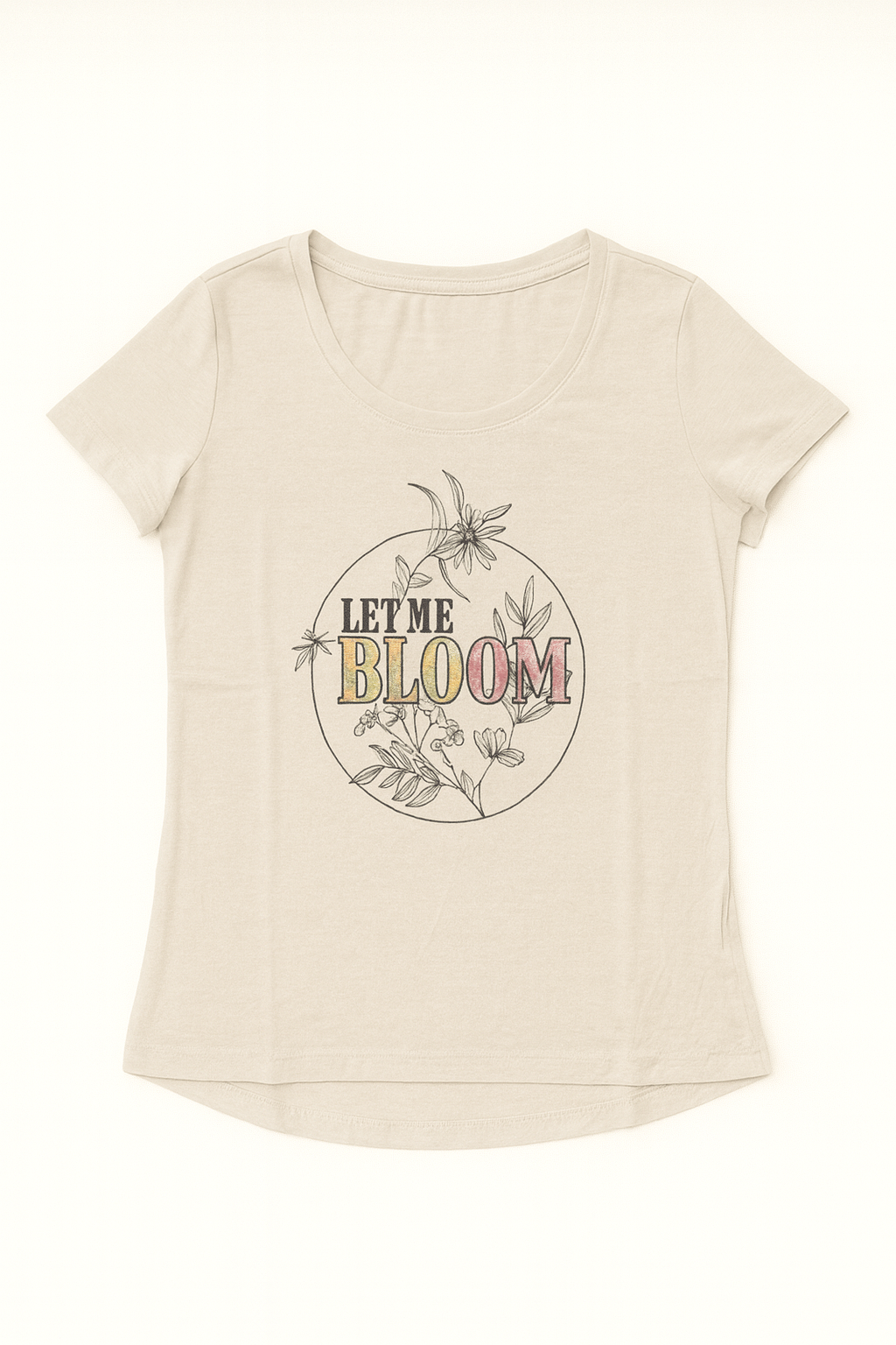 Women’s “Let Me Bloom” Short Sleeve T-Shirt