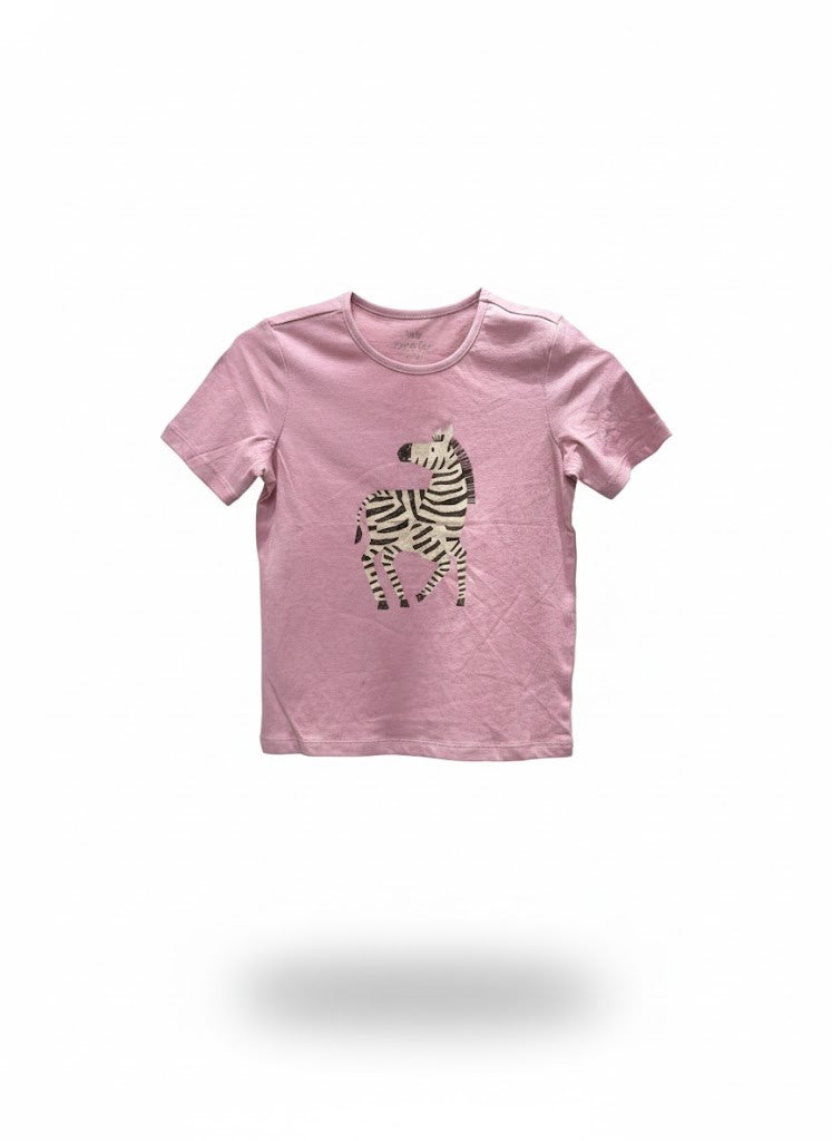 Girls’ Two-Piece Zebra Print Pajama Set