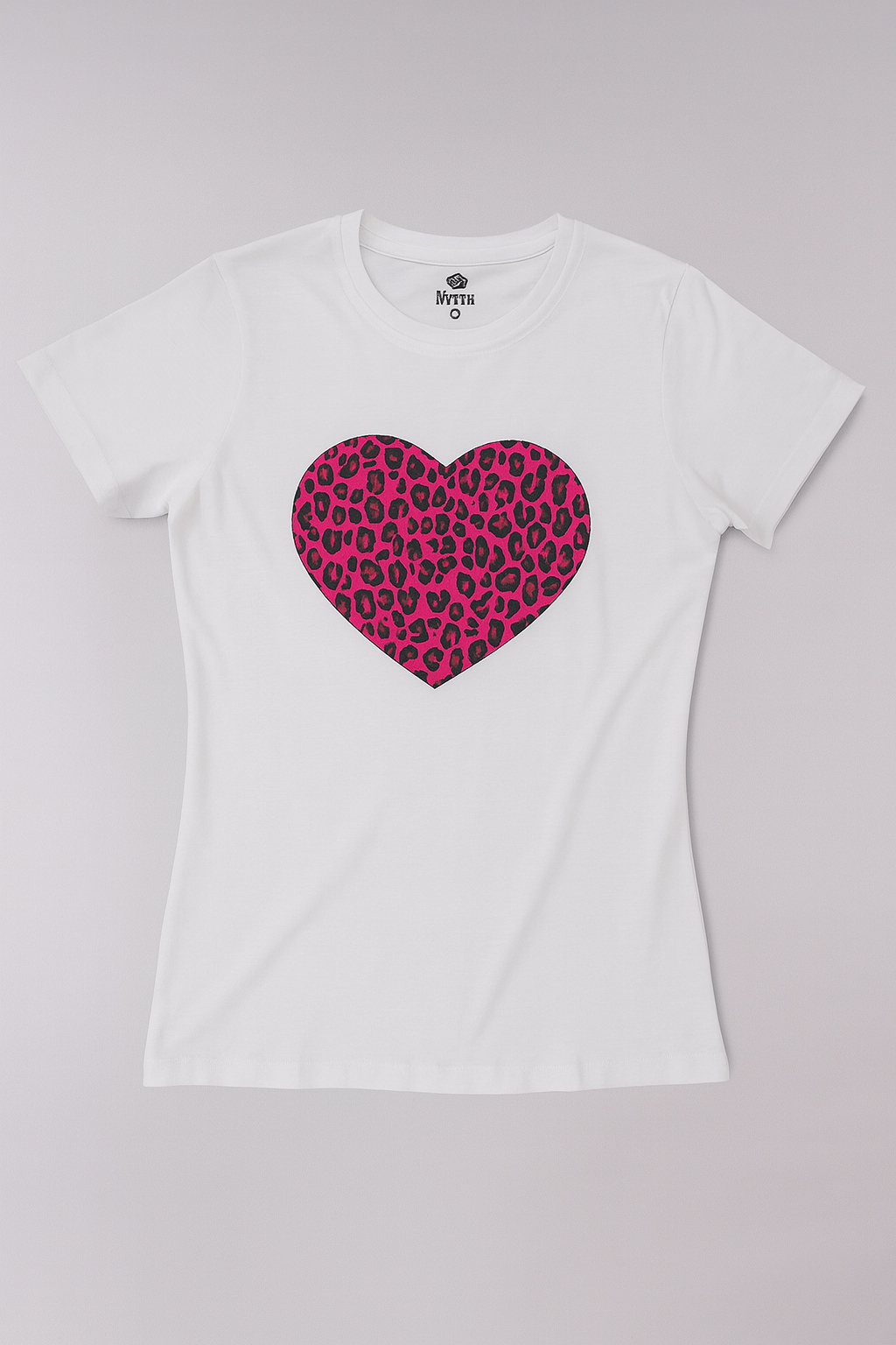 Pink Leopard Heart Pajama Set
