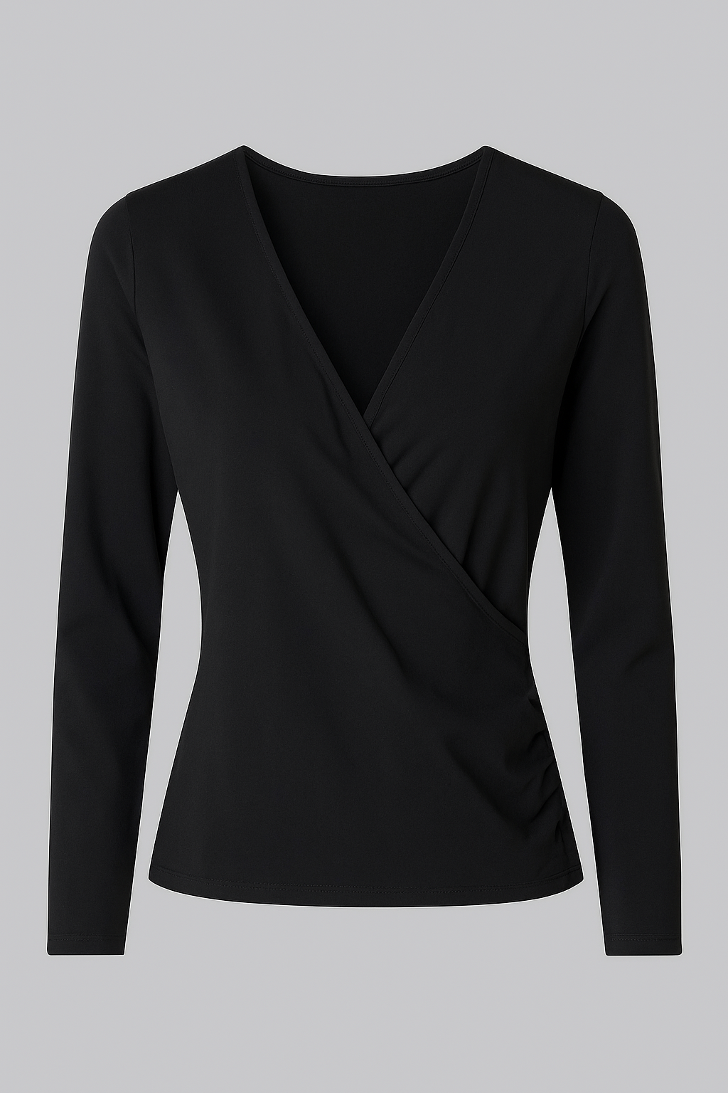 Women’s Long Sleeve V-Neck Wrap Top