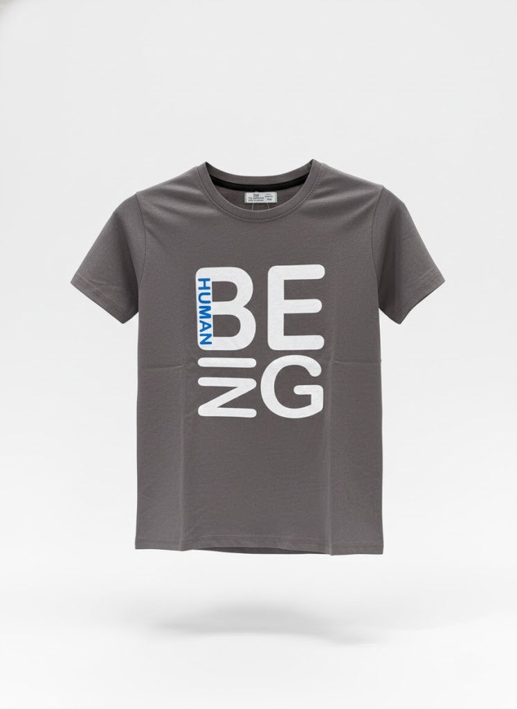 Boys’ “HUMAN BEING” Graphic T-Shirt