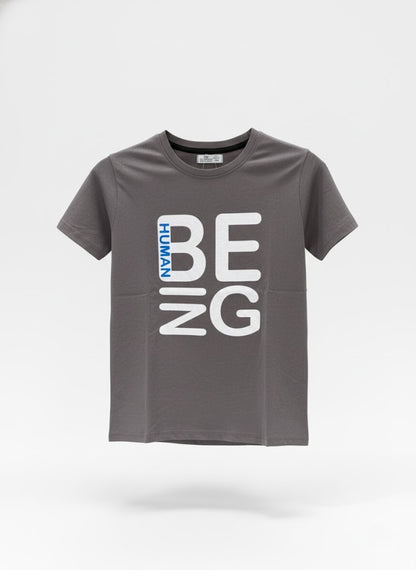 Boys’ “HUMAN BEING” Graphic T-Shirt